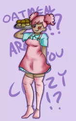 Size: 420x670 | Tagged: artist:maareep, clothes, dark skin, derpibooru import, humanized, pinkie pie, safe, socks