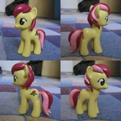 Size: 1100x1100 | Tagged: safe, artist:amandkyo-su, derpibooru import, roseluck, pony, brushable, custom, filly, irl, photo, toy