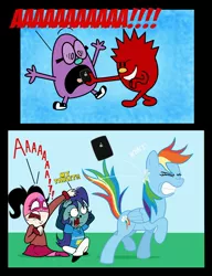 Size: 2538x3309 | Tagged: abjay, artist:cartuneslover16, chowder, crossover, derpibooru import, florentine, high res, little miss scary, mr. men, mr. nervous, mucha lucha, non-mlp oc, oc, rainbow dash, safe