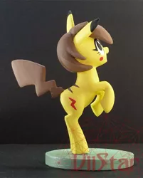 Size: 600x747 | Tagged: artist:viistar, derpibooru import, irl, photo, pikachu, pokémon, ponified, ponychuu, safe, sculpture