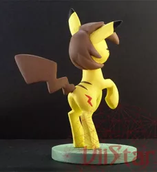 Size: 600x658 | Tagged: artist:viistar, derpibooru import, irl, photo, pikachu, pokémon, ponified, ponychuu, safe, sculpture