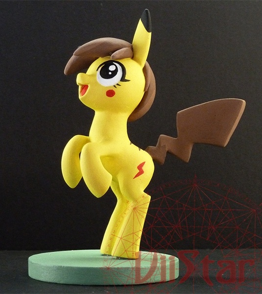 Size: 600x673 | Tagged: artist:viistar, derpibooru import, irl, photo, pikachu, pokémon, ponified, ponychuu, safe, sculpture