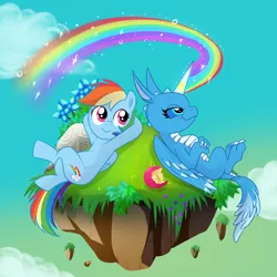 Size: 1700x1700 | Tagged: artist:madmax, crossover, derpibooru import, rainbow dash, safe, skylanders, whirlwind