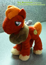 Size: 715x1003 | Tagged: safe, artist:wolflessnight, derpibooru import, big macintosh, earth pony, pony, irl, male, photo, plushie, solo, stallion