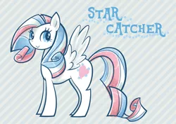 Size: 842x596 | Tagged: artist:yousukou, derpibooru import, g3, g3 to g4, generation leap, safe, solo, star catcher