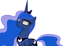 Size: 6000x4349 | Tagged: absurd resolution, artist:fukaketsu, derpibooru import, glasses, hipster, princess luna, safe, simple background, solo, transparent background, unimpressed, vector