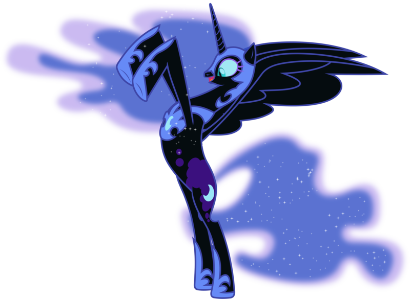 nightmare moon vector