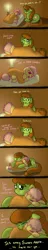 Size: 500x2625 | Tagged: artist:shadeysix, comic, dem feels, derpibooru import, dying, feels, granny smith, oc, oc:sweet apple, sad, semi-grimdark, young, you will cry