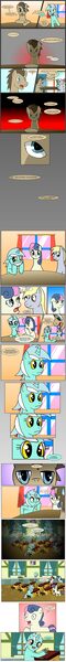 Size: 1500x15090 | Tagged: artist:edowaado, bon bon, comic, derpibooru import, derpy hooves, desk, doctor whooves, eraser, filly, from another world, lyra heartstrings, pencil, ponyville schoolhouse, roseluck, safe, school, sweetie drops, table, time turner, vinyl scratch