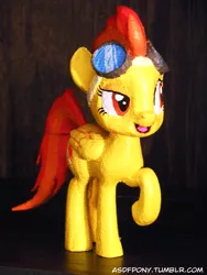 Size: 2736x3648 | Tagged: safe, artist:clawed-nyasu, derpibooru import, spitfire, pony, 3d print, high res, irl, photo, sculpture, solo