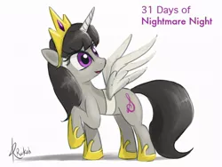 Size: 800x600 | Tagged: safe, artist:raikoh, derpibooru import, octavia melody, princess celestia, 31 days of nightmare night, cosplay, solo