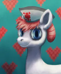 Size: 1024x1226 | Tagged: artist:chromaskunk, derpibooru import, nurse redheart, safe