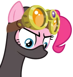 Size: 4741x5000 | Tagged: absurd resolution, artist:ambassad0r, derpibooru import, goggles, pinkie pie, pinkie spy, pinkie spy, safe, simple background, the crystal empire, transparent background, vector