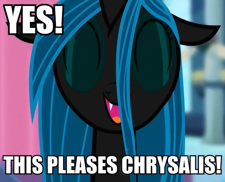 Size: 900x732 | Tagged: derpibooru import, image macro, queen chrysalis, safe