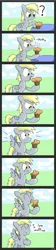 Size: 1466x6551 | Tagged: safe, artist:041744, derpibooru import, derpy hooves, pegasus, pony, comic, female, mare, muffin, that pony sure does love muffins
