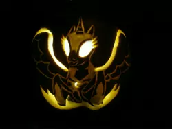 Size: 4000x3000 | Tagged: artist:dudeboy666, derpibooru import, halloween, holiday, jack-o-lantern, nightmare moon, pumpkin, safe