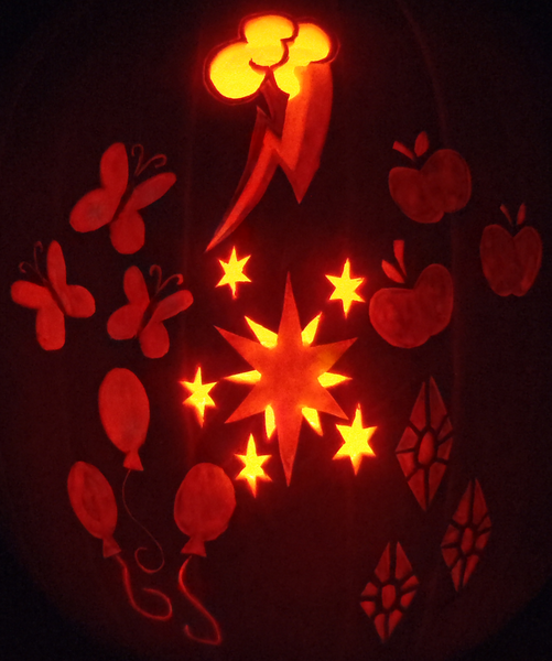 Size: 900x1078 | Tagged: artist:joh-wee, craft, cutie mark, derpibooru import, halloween, holiday, jack-o-lantern, photo, pumpkin, safe