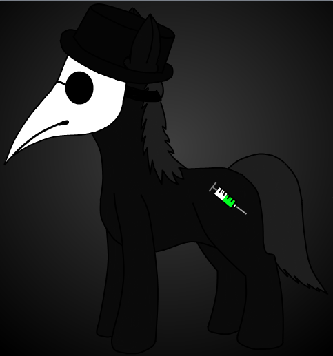 Size: 483x517 | Tagged: safe, artist:ll-null-ll, derpibooru import, pony, beak doctor, plague doctor, plague doctor mask, solo