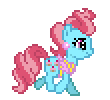 Size: 110x100 | Tagged: safe, artist:botchan-mlp, derpibooru import, cup cake, earth pony, pony, animated, cute, cute cake, desktop ponies, female, mare, simple background, solo, sprite, transparent background, trotting, walk cycle