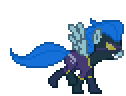 Size: 126x96 | Tagged: animated, artist needed, clothes, costume, derpibooru import, desktop ponies, goggles, nightshade, running, safe, shadowbolts, shadowbolts costume, simple background, source needed, sprite, transparent background