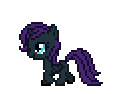 Size: 120x94 | Tagged: safe, artist:lightningbolt, derpibooru import, oc, oc:nyx, unofficial characters only, alicorn, pony, alicorn oc, animated, cute, desktop ponies, filly, foal, nyxabetes, simple background, sprite, transparent background