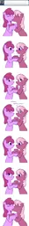 Size: 637x4781 | Tagged: artist:skoon, ask, ask berry punch, berrilee, berry punch, berryshine, cheerilee, comic, derpibooru import, drool, drool string, fanon, female, incest, kissing, lesbian, oh dat cheerilee, sisters, sloppy kissing, suggestive, tumblr