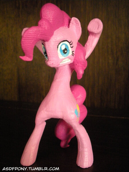 Size: 900x1200 | Tagged: safe, artist:clawed-nyasu, derpibooru import, pinkie pie, pony, 3d print, custom, irl, photo, toy