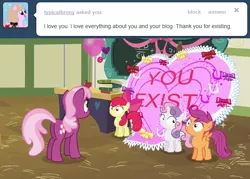 Size: 640x458 | Tagged: apple bloom, artist:capnpea, cheerilee, cutie mark crusaders, derpibooru import, edit, edited screencap, existing, hearts and hooves day, hearts and hooves day (episode), holiday, ponyville schoolhouse, safe, scootaloo, screencap, sweetie belle, valentine, valentine's day