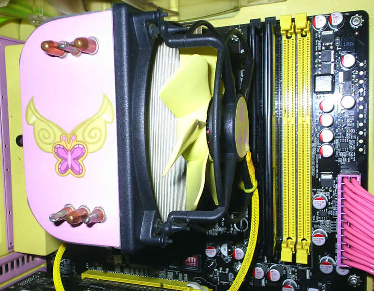 Size: 800x621 | Tagged: case mod, computer, custom, derpibooru import, fluttershy, irl, photo, ponified, safe