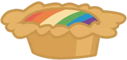 Size: 900x426 | Tagged: artist:atnezau, derpibooru import, family appreciation day, food, no pony, rainbow, resource, safe, simple background, tart, transparent background, vector, zap apple