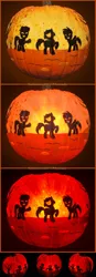 Size: 630x1810 | Tagged: artist:wingedsonar, derpibooru import, halloween, holiday, jack-o-lantern, lesson zero, pumpkin, safe