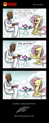 Size: 1383x3440 | Tagged: artist:dori-to, bruce almighty, comic, derpibooru import, fluttershy, god, morgan freeman, read this in x's voice, safe, tea