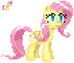 Size: 324x276 | Tagged: artist:ponett, derpibooru import, fluttershy, pixel art, safe