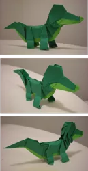 Size: 900x1743 | Tagged: safe, artist:cahoonas, derpibooru import, gummy, papercraft, photo