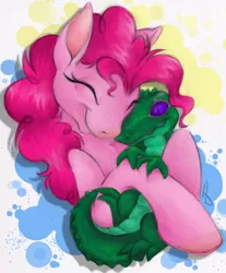 Size: 800x966 | Tagged: artist:littletiger488, derpibooru import, gummy, pinkie pie, safe