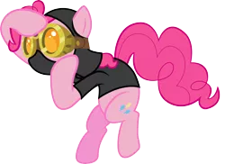 Size: 5786x4204 | Tagged: absurd resolution, artist:gyrotech, derpibooru import, pinkie pie, pinkie spy, pinkie spy, safe, simple background, solo, spoiler:s03, the crystal empire, transparent background, vector