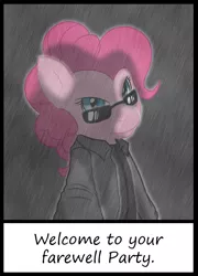 Size: 589x820 | Tagged: albert wesker, artist:c0nker, crossover, derpibooru import, marvel vs capcom 3, parody, pinkie pie, ponibooru import, resident evil, safe