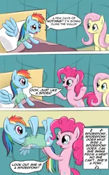 Size: 800x1280 | Tagged: artist:fajeh, comic, derpibooru import, fluttershy, pinkie pie, rainbow dash, read it and weep, safe, scene parody, spider-man, spiderpig, the simpsons