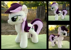 Size: 1369x977 | Tagged: artist:fireflytwinkletoes, bedroom eyes, derpibooru import, doll, irl, photo, plushie, roseluck, safe, solo, toy