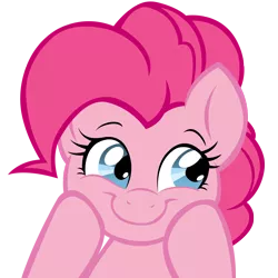 Size: 1500x1500 | Tagged: safe, artist:internationaltck, artist:joey darkmeat, derpibooru import, pinkie pie, earth pony, pony, simple background, smiling, solo, transparent background