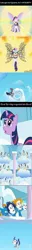 Size: 406x3187 | Tagged: safe, derpibooru import, edit, edited screencap, screencap, cloud kicker, derpy hooves, dizzy twister, lightning bolt, merry may, misty fly, orange swirl, rainbowshine, rarity, sassaflash, soarin', spitfire, twilight sparkle, white lightning, pegasus, pony, sonic rainboom (episode), captain obvious, comic, female, hub logo, mare, misspelling, nicolas cage, rage face, screencap comic, wonderbolts, you don't say