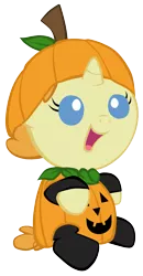 Size: 1321x2531 | Tagged: artist:petraea, costume, cute, daaaaaaaaaaaw, derpibooru import, pumpkinbetes, pumpkin cake, safe, simple background, transparent background, vector