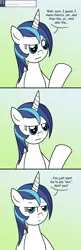 Size: 1280x3973 | Tagged: artist:atomic-chinchilla, ask, ask female shining armor, comic, derpibooru import, explicit comments, gleaming shield, rule 63, shining armor, suggestive, tumblr