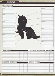 Size: 2399x3299 | Tagged: artist:flynnmerk, derpibooru import, equiment page, pathfinder, portfolio, princess luna, safe