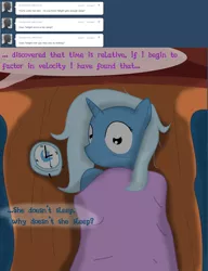 Size: 1280x1667 | Tagged: artist:dazed-and-wandering, ask, ask stalker trixie, derpibooru import, safe, trixie, twilight sparkle