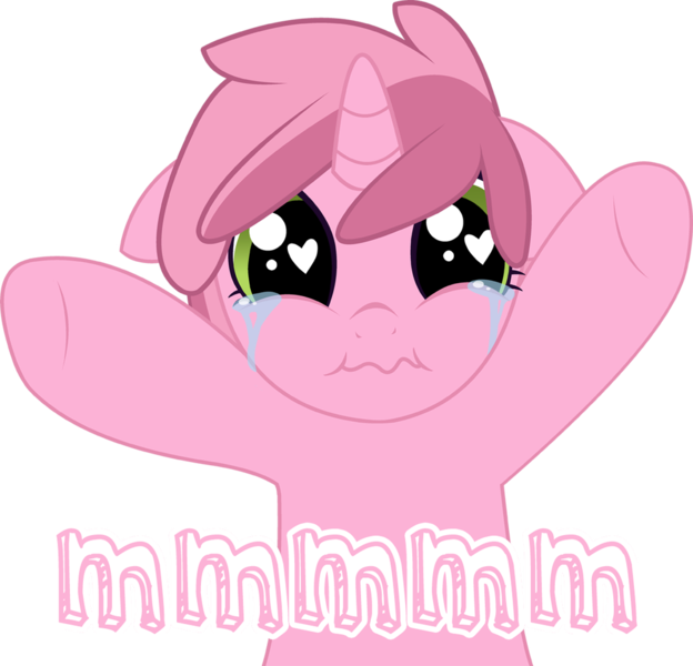 Size: 1000x962 | Tagged: safe, derpibooru import, ruby pinch, pony, unicorn, :i, adorable distress, crying, cute, female, filly, floppy ears, heart eyes, hug request, looking at you, m, mmm, mmmmm, puffy cheeks, sad, sadorable, scrunchy face, simple background, solo, teary eyes, transparent background, underhoof, wavy mouth, wingding eyes