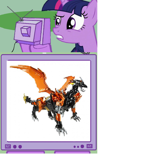 Size: 600x602 | Tagged: safe, derpibooru import, twilight sparkle, pony, exploitable meme, meme, predaking, transformers, transformers prime, tv meme