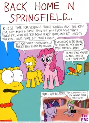 Size: 802x1100 | Tagged: artist:kturtle, bart simpson, comic, crossover, cute, derpibooru import, lisa simpson, marge simpson, pinkie pie, playstation, playstation portable, ponified, psp, safe, spike, the simpsons, twilight sparkle