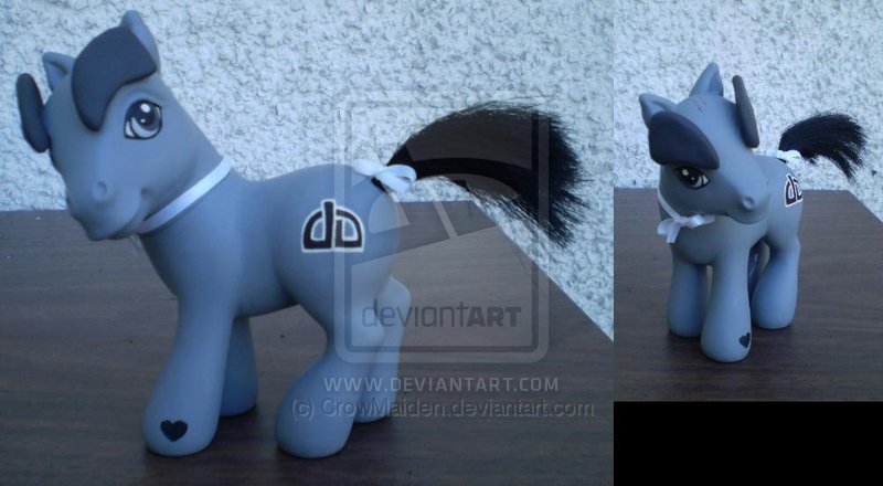 Size: 800x440 | Tagged: safe, artist:crowmaiden, derpibooru import, custom, doll, fella, g1, irl, photo, solo, toy, watermark