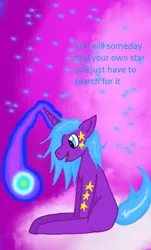 Size: 424x700 | Tagged: safe, artist:asinglepetal, derpibooru import, oc, unofficial characters only, pony, unicorn, stars, text